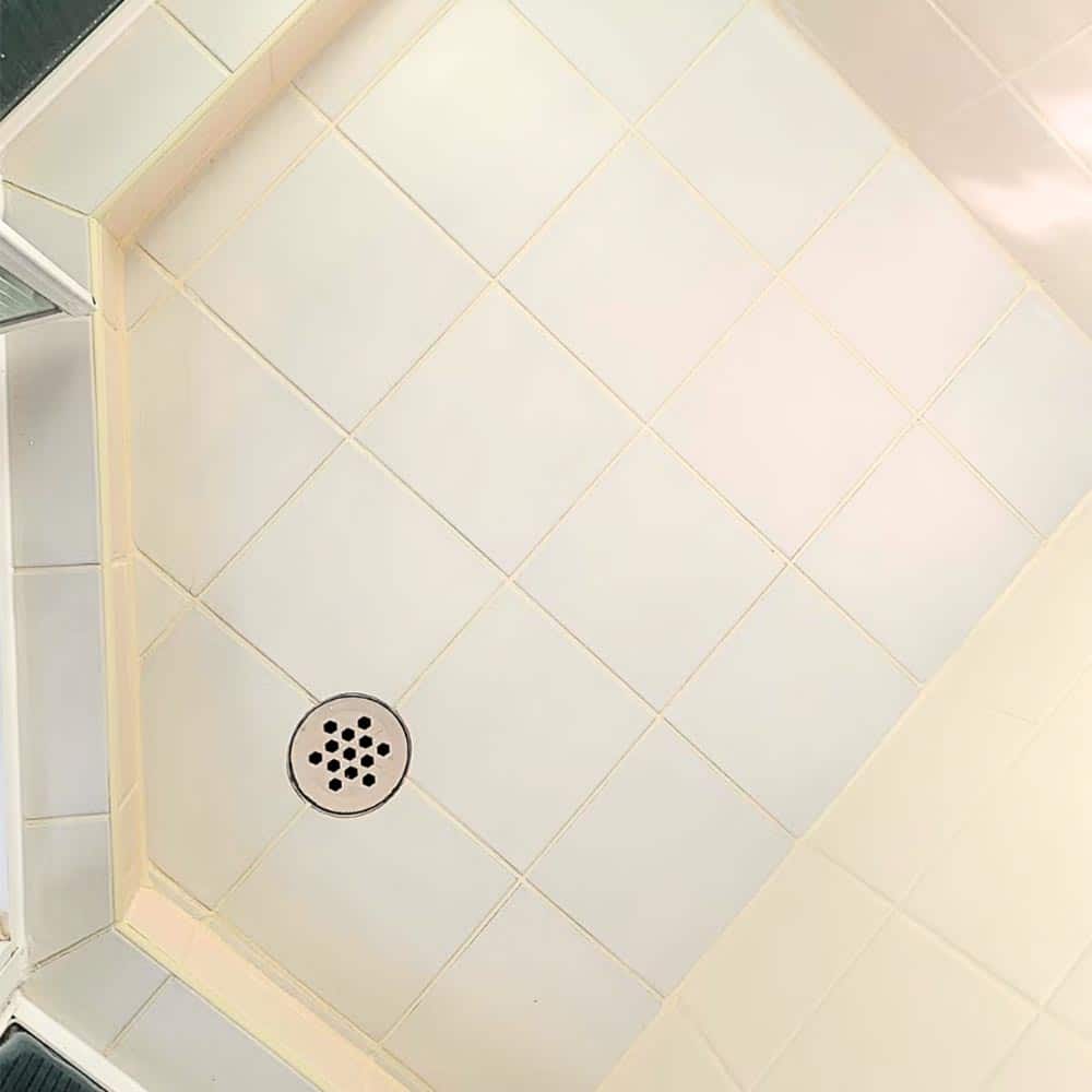 White Tiles Shower after